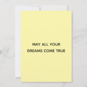 Carte Chien de Shiba Inu | Plat d'anniversaire bleu et o (Dos)