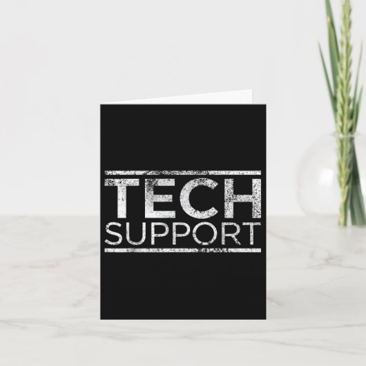 Carte Chien de support technique (Devant)
