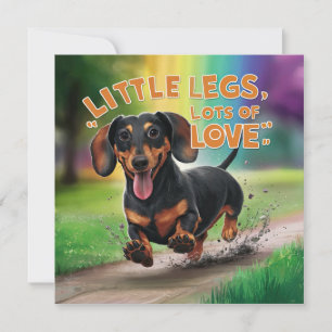 Carte Chien de Vienne Petites Pattes Beaucoup d'Amour