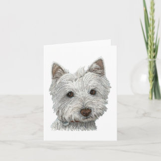 Carte Chien de Westie