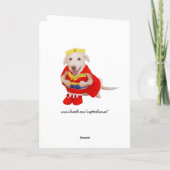 Carte Chien drôle (Dos)