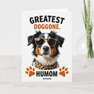 Carte Chien Élégant Tacheté