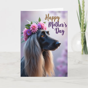 Carte Chien Flou Lavande