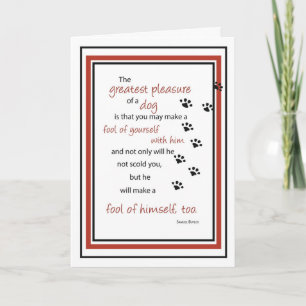 Carte Chien Fool Anniversaire, Humour