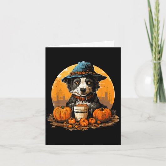 Carte Chien Halloween (Devant)
