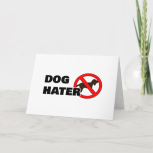 Carte Chien Hater