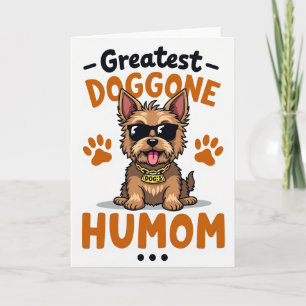 Carte Chien Heureux à Points