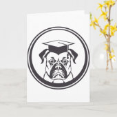 Carte Chien intelligent (Fleur jaune)