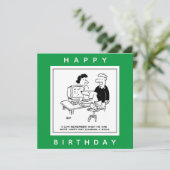 Carte Chien Jouer à un jeu d'ordinateur Dessin (Debout devant)