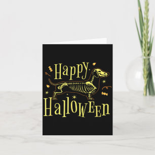 Carte Chien Joyeux Halloween - Drôle d'Halloween