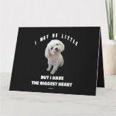 Carte Chien Maltais Maltais Gâché Conception de Chien Ma (Dos)