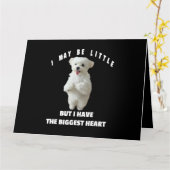 Carte Chien Maltese Petit Maltais Chien Design Drôle Cit (Fleur jaune)