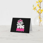 Carte Chien Maman Maltese - Fête des mères (Fleur jaune)