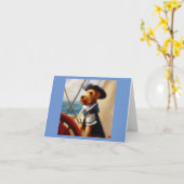 Carte Chien marin (Fleur jaune)