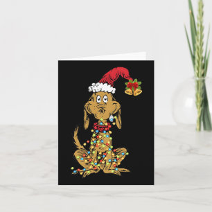 Carte Chien Max Noël Cadeau de Noël drôle Xmas