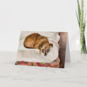 Carte Chien mentant   Zygmunt Waliszewski