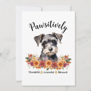 Carte Chien mignon absolument reconnaissant béni adorabl