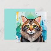 Carte Chien mignon de près (Devant / Derrière)