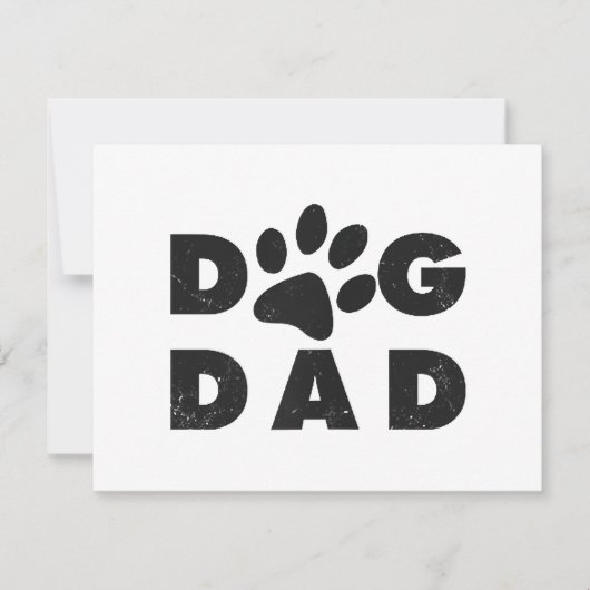 Carte Chien papa classique (Devant)