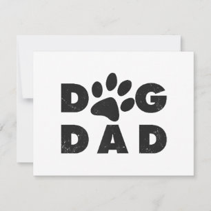 Carte Chien papa classique