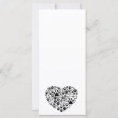 Carte Chien Paws, Chiot Paws, Animal Paws, Coeur, Animal (Devant)