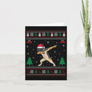 Carte Chien Pointer allemand à poil court Dabbing Chapea