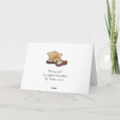 Carte chien pyppy de l'outil de recherche d'or mignon qu (Dos)