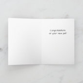Carte Chien Retriever du Labrador de style vitrail (Intérieur)