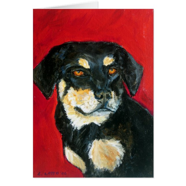 Carte Chien Rouge (Devant)