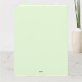 Carte Chien souriant mignon heureux (Dos)