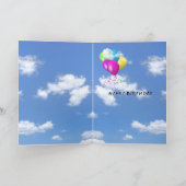 Carte chien-taureau avec os pour l'anniversaire de la ma (Intérieur)