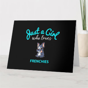 Carte Chien-taureaux Français Pour Filles Enfants Chien-