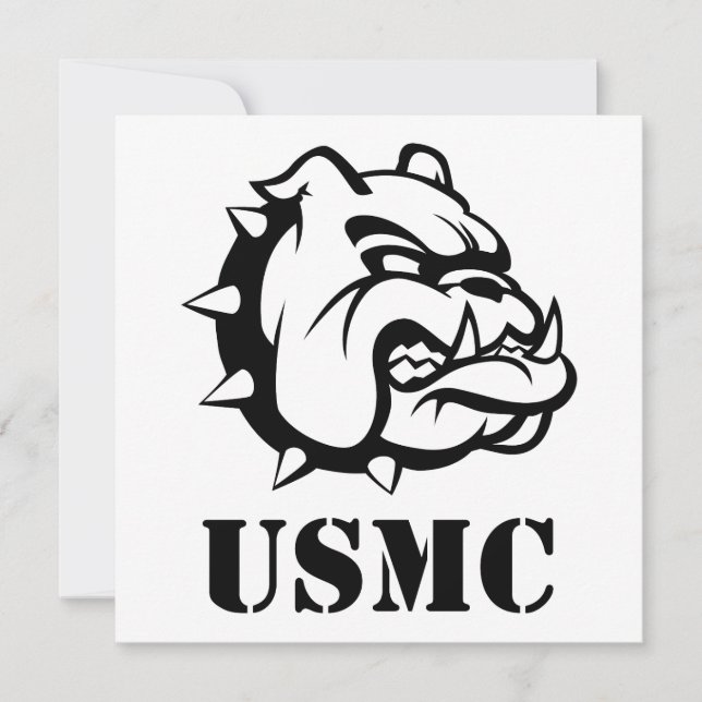Carte Chien USMC (Devant)