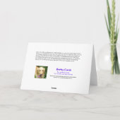 Carte Chiens amusants planifiant un anniversaire mémorab (Dos)