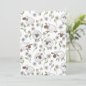 Carte Chiens de comptage sur blanc (Debout devant)