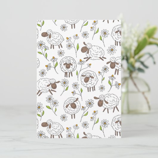 Carte Chiens de comptage sur blanc (Debout devant)