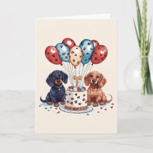 Carte Chiens de Dachshund