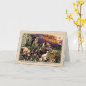 Carte Chiens de garde de Basset (Fleur jaune)