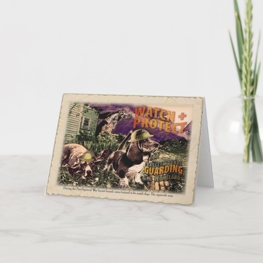 Carte Chiens de garde de Basset (Devant)