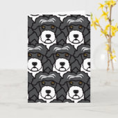 Carte Chiens d'eau portugais (Fleur jaune)