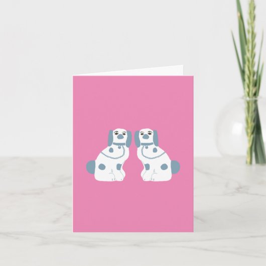 Carte Chiens du Staffordshire bleu (Devant)