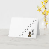 Carte Chiens et chiots (Fleur jaune)