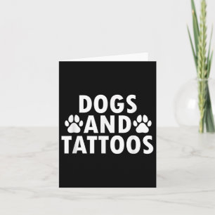 Carte Chiens Et Tatouages