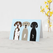 Carte Chiens géants (Fleur jaune)