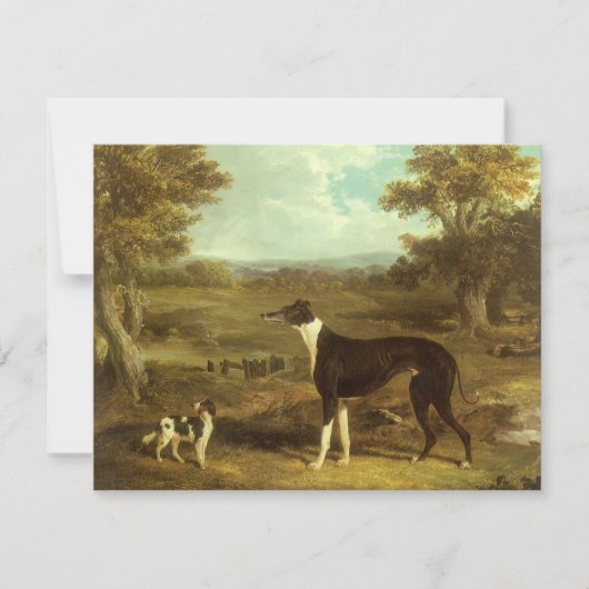 Carte Chiens, Lévriers et Epagneul, Docteur Fop par Herr (Devant)