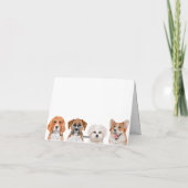 Carte Chiens mignons (Dos)