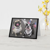 Carte Chiens patriotes (Fleur jaune)