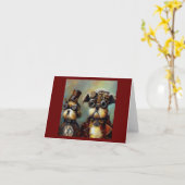 Carte Chiens Steampunk (Fleur jaune)