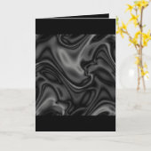 Carte chiffon063 (Fleur jaune)