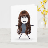 Carte Chiffre d'anniversaire fille pour soeur (Fleur jaune)